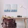 thumbnail image 2 of Stupell Industries Serene Sailboats Floating Cloudy Sea Sky Painting, 16 x 20, Design by Tim OToole, 2 of 5