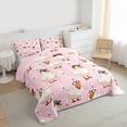 thumbnail image 3 of Homewish Boys Girls Kawaii Duck Bedding Comforter Set 2pcs,Cute Cartoon Twin Comforter Sets Microfiber,Farmhouse Animal Breathable Bedding Set,Lightweight Room Decor,Reversible, 3 of 8