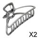 thumbnail image 1 of Paquete de 2-4 pinzas para el pelo para mujer, abrazadera de mandíbula de Metal, herramientas para Updo de pelo grueso, triángulo 2 piezas, 1 of 8