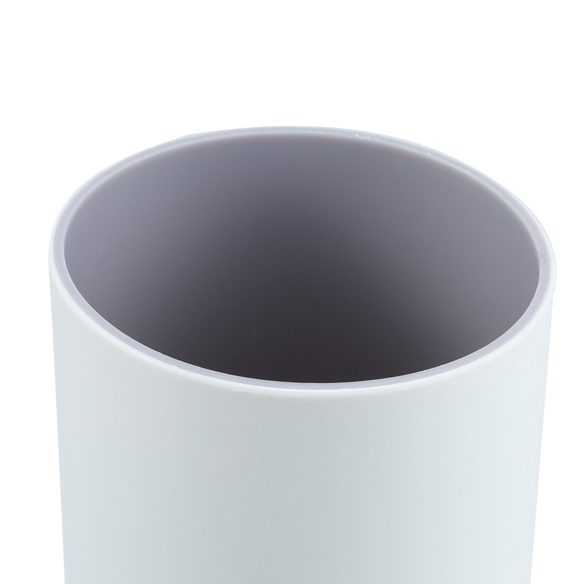 Unique Bargains 2Pcs Bathroom Cups Tumblers Toothbrush Cup 4.33''x2.76'' 350ml Gray