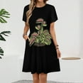 thumbnail image 2 of Venus Fly Trap Tshirt Carnivorous Plant Sundress Short Sleeve Dress Summer Women Clothes Dress for Women Dresses, 2 of 7