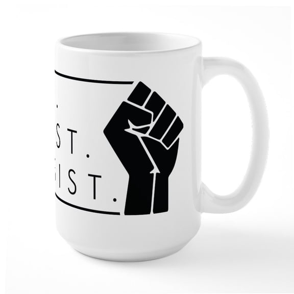 CafePress - Rise. Resist. Persist. Large Mug - 15 oz Ceramic Large White Novelty Mug