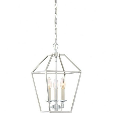 

Chandelier 3 Light Steel-Polished Nickel Finish Bailey Street Home 71-Bel-2289180