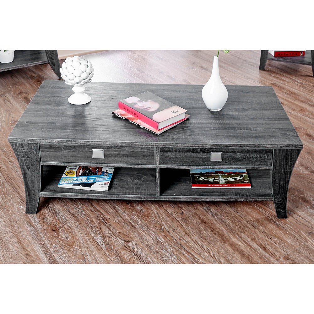 Furniture of America Tadeo Contemporary MultiStorage Coffee Table
