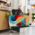 thumbnail image 6 of Geometric Cube Large Capacity Reinforced Oxford Cloth Storage Bin - Reusable, Foldable Picnic Baskets, Decorative Box, and Tote Bag, 6 of 7
