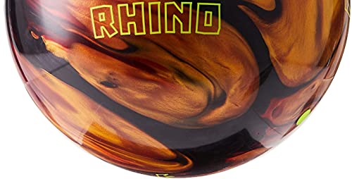 Brunswick Rhino Reactive Bowling Ball- Red/Black/Gold Pearl (11lbs)