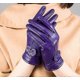 thumbnail image 3 of Cashmere Gloves, Women Winter Sheepskin Splicing Bow, 3 of 5