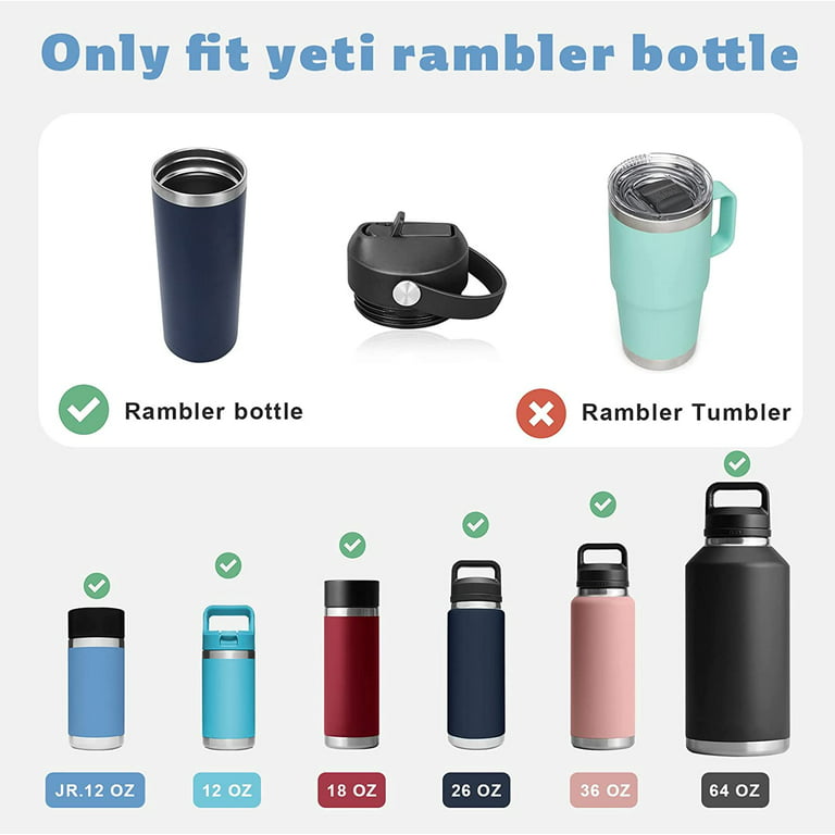 YETI 18-oz. Rambler Water Bottle with Straw Cap
