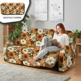 thumbnail image 3 of COEQINE Stretch Recliner Chair Cover Washable Couch Cover Recliner 8 Pieces Polyester Fabric 3 Seater Reclining Slipcover Furniture Protector for Reclining Sofa, Sunflower Floral, 3 of 8
