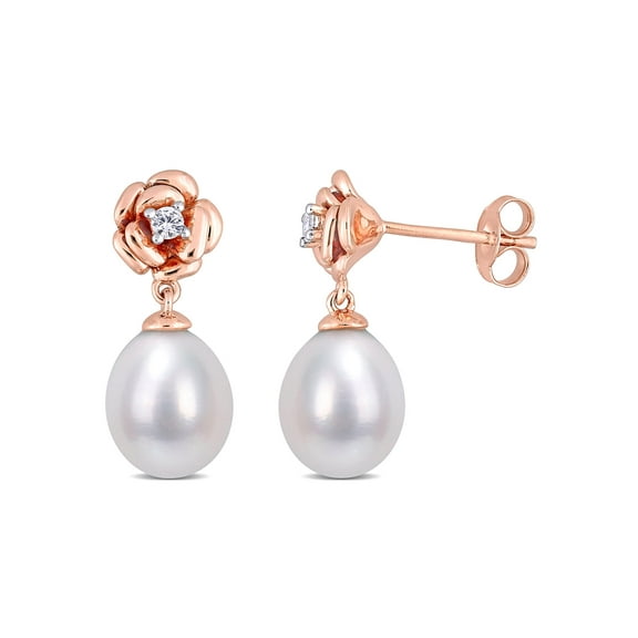 Everly Women's Cultured Pearl Sterling Silver Earrings