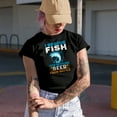 thumbnail image 2 of I Rescue Fish from Water and Beer from Batter, Fishing Lover, Navy Blue T-Shirt, Small, 2 of 5