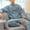 Blue, variant on Men's 2PC Fleece Lined Pajamas Sets Long Sleeve Crewneck Pullover Top Elastic Waist Solid Cuffed Joggers Sleepwear Suit Red XL