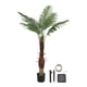 thumbnail image 3 of Palmera con luz artificial, cocotero con luz LED de 90 cm y 3 pies con luz LED, resultados impresionantes, 3 of 8