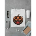 thumbnail image 3 of Dancing Skeleton Pumpkin Halloween Graphic - Men's T-shirt, 3 of 4