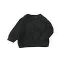 thumbnail image 2 of Baby Solid Color Pullovers Winter Warm Long Sleeve Crew Neck Sweatshirts, 2 of 7