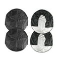 thumbnail image 4 of OULII 4pcs Trailer Tire Covers Black Synthetic Material Scratch Protection Storage, 4 of 8