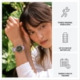 thumbnail image 3 of Garmin Lily 2® Active, Small and Stylish Smartwatch, Built-In GPS, Hidden Display, Patterned Lens, Up To 9 Days Battery Life, Lunar Gold with Bone Silicone Band, 3 of 5