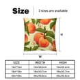 thumbnail image 5 of Peach Throw Pillow Covers Set of 2 with Unique Patterns | Chair Pillow Covers in 16x16, 18x18, 20x20 inches | Pillow Inserts Included |for Every Occasion, 5 of 6