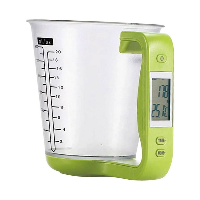 Kitchen Scales Digital Weight Grams and Ounces with Lcd Display, 500G 0.1G, Digital Measuring Cup Scale for Multifunctional Kitchen