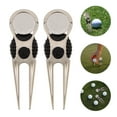 thumbnail image 2 of Miangastore Marqueur de Boule et Outil de Divot Design Multi-Portable 2 Pcs 3.7X1.1X0.2In, 2 of 8