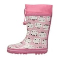 thumbnail image 6 of CoXist Kid's Waterproof Rain Boots with Easy Pull Handles for Boys & Girls in Pink Cat Size 7 (Toddler), 6 of 7