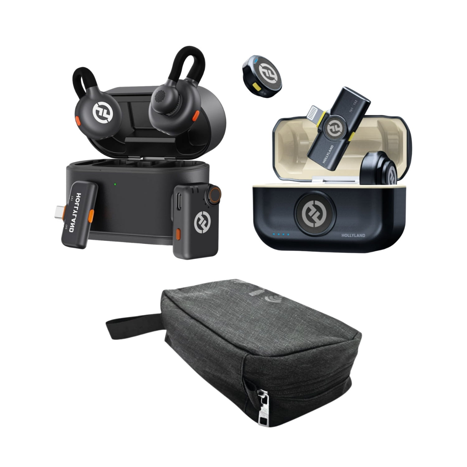 イヤホン Hollyland Lark M2S Ultimate Combo Hollyland Lark M2S Ultimate Combo Wireless Microphone