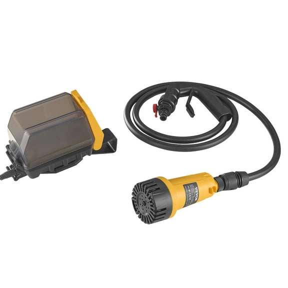 Cordless Submersible Water Transfer Pump 528GPH Portable Sump Pump with G3/4 Garden Hose Compatible with Dewalt 20V MAX Battery Electric Utility Pump for Pool Garden Pond