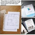 thumbnail image 6 of 50 Pcs Clear L-Type Plastic Folder 12x8.5inch Copy Safe Project Pocket File Project Pockets Paper Document Jacket Sleeve Clear File Folder Plastic Sleeves for DIY Office School, 6 of 6
