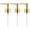 Gold, variant on 3PCS Set Silver Perfume Bottle Pump Replacement - Universal Shampoo & Conditioner Dispenser Nozzle for Home Bathroom Decor