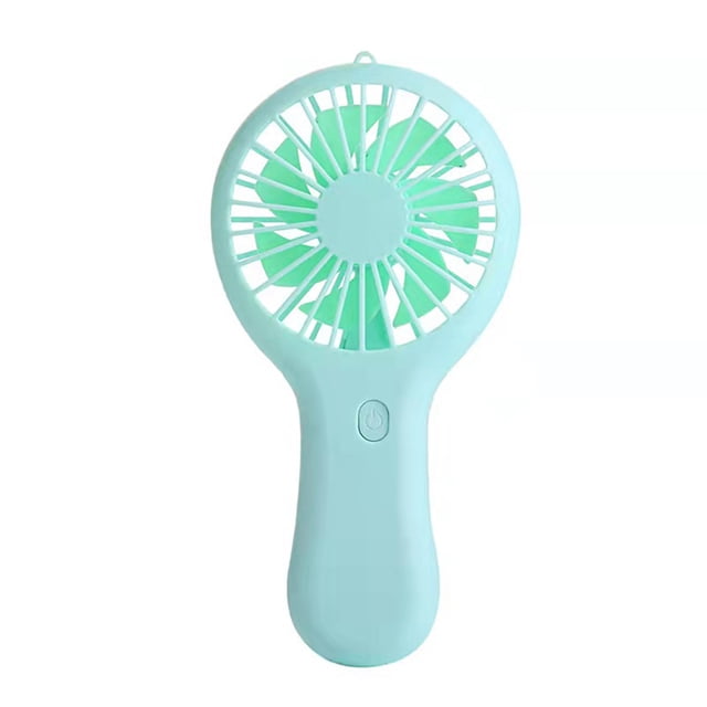 Injueey Mini de carga silenciosa, ventilador de carga USB para dormitorio, ligero y compacto, cómodo de llevar Electrodomésticos verde
