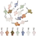 thumbnail image 1 of 14 piezas de 7 estilos de dijes de piedra natural para collares, pendientes, pulseras y bisutería., 1 of 5