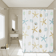 thumbnail image 2 of Monebena Plastic Shower Liner Premium PEVA Shower Curtain Liner with Rustproof Grommets, Waterproof Lightweight Standard Size Shower Curtains for Bathroom 72"*72" M01, 2 of 10
