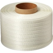Pacstrap P40RW15 1/2" x 1500' Woven Poly Cord Strapping Single Coil Shrink Wrap Strapping