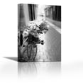 thumbnail image 1 of Flower Bike - Contemporary Fine Art Giclee on Canvas Gallery Wrap - wall décor - Art painting - 17 x 25 Inch - Ready to Hang, 1 of 2
