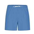 thumbnail image 6 of USNSM Mens Athletic Workout Shorts 5.5" Cotton Breathable Solid Color Casual Shorts Elastic Waist Joggers Sports Sweat Shorts Blue XXL, 6 of 6