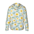 thumbnail image 3 of Fotbe Daisies Flowers Men's Women's UPF 50+ Sun Protection Jacket Hooded Cooling Shirt with Pockets Hiking Outdoor Performance-3X-Large, 3 of 9
