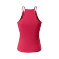 thumbnail image 4 of Made by Olivia Women's Halter Neck Ribbed Tank Top, 4 of 4