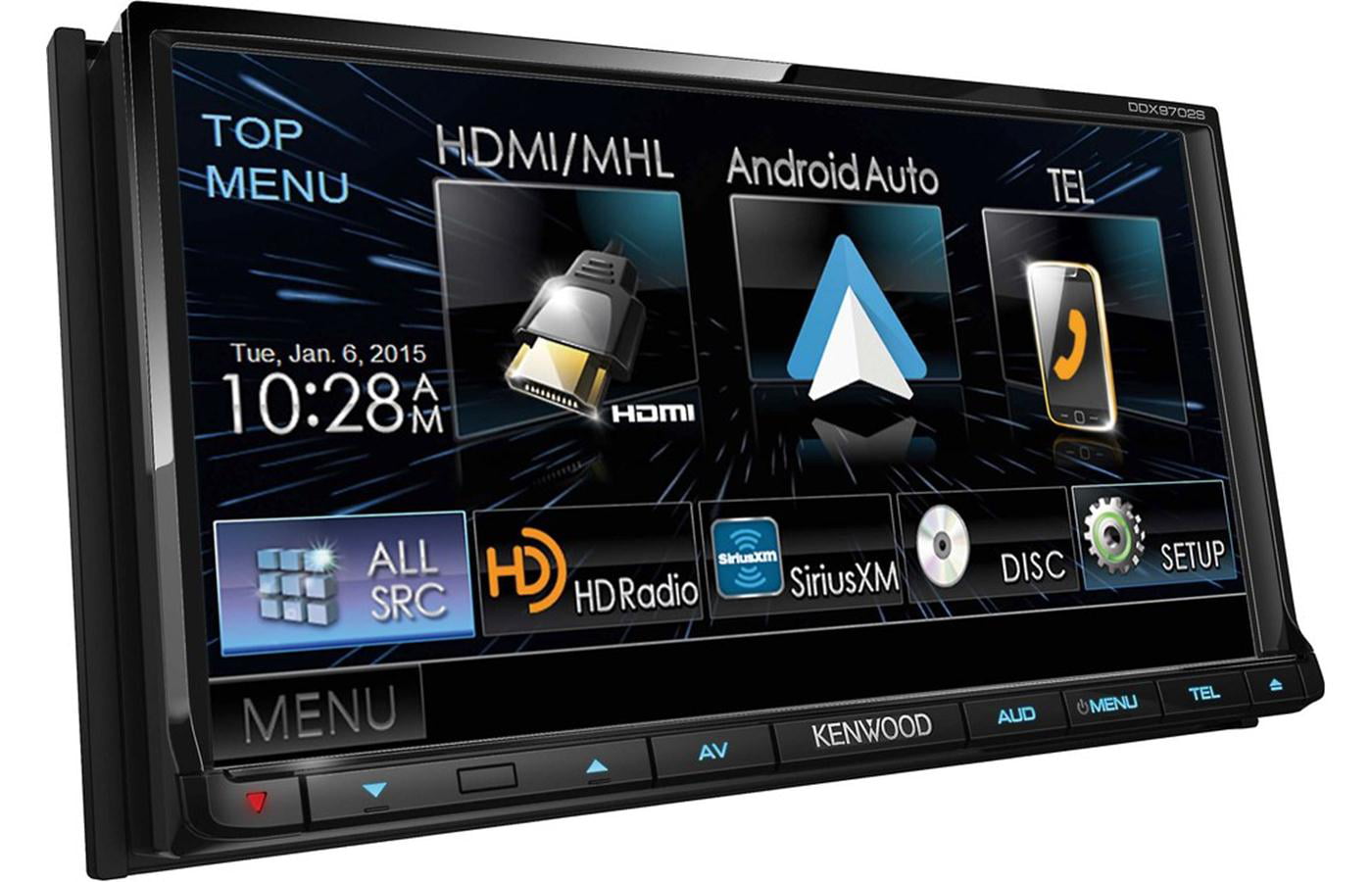Kenwood DDX9702S 7 Inch Double Din Bluetooth Touchscreen HD Car Stereo