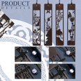 thumbnail image 3 of Artisan Wooden Bookmarks, Eco-Friendly Handcrafted Treasures, Ancient Style Design For Book Lovers, 4 Pack With Unique Grain, Perfect For Birthday, Graduation Season, 3 of 5
