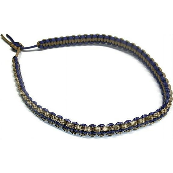 RedVex Cobra Hat Band - 550 Paracord - Cowboy Hat Band - Choose your color (Purple and Gold 2-tone)