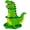 green, variant on 3-layer Dinosaur Cupcake Rack Party Decoration Dinosaur Themed Cupcake Stand Dessert Tower Party Birthday Supplies