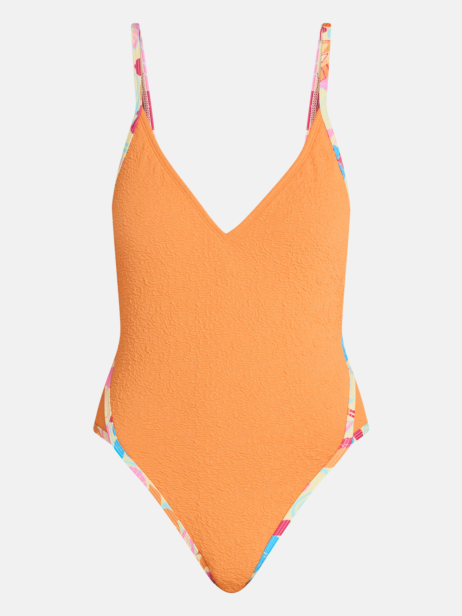 No Boundaries Kona Crush Binded One-Piece Swimsuit, Women's XXS-XXL