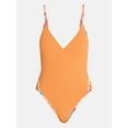 thumbnail image 5 of No Boundaries Kona Crush Binded One-Piece Swimsuit, Women's XXS-XXL, 5 of 5