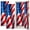 Color 4, variant on Patriotic 2 Pcs School Locker Magnetic Wallpaper 12" x 36" American Flag Abstract Paint Splatter Patriotic Red White Blue Reusable Removable Locker Accessories Back to School Supplies for Classroom