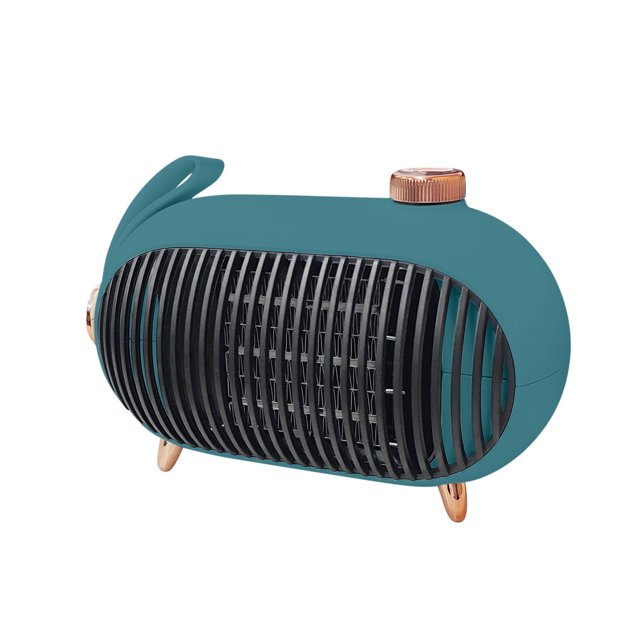 Mini calentador Oficina Escritorio Silencio Soplador de aire caliente Pequeño calentador doméstico Dormitorio Calentador eléctrico 110 V (estándar estadounidense y japonés) Wmkox8yii hjk3810