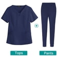 thumbnail image 1 of Ropa de verano fina lavable a mano, elástica, de secado rápido, ropa de trabajo médica, ropa quirúrgica para quirófano de dentista oral, 1 of 6
