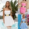 thumbnail image 2 of Women's Wide Elastic Waistband Elastic Belt Dress, 2 of 10