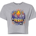 thumbnail image 3 of Star Wars - Rebel Graffiti - Juniors Cropped Tee, 3 of 5