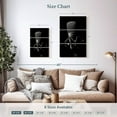 thumbnail image 3 of Elephant Stock Studio Microphone Wall Art - Vertical Multi Panel Canvas - Living Room Wall Decor - Music Multi Panel - Black And Silver Decor - 14" x 23", 3 of 4