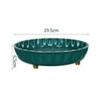 thumbnail image 5 of Turntable Organizer Food Storage Container Multipurpose Desktop Storage Tray Cosmetic Organizer for Pantry Kitchen Countertop Fridge Closet Green, 5 of 5